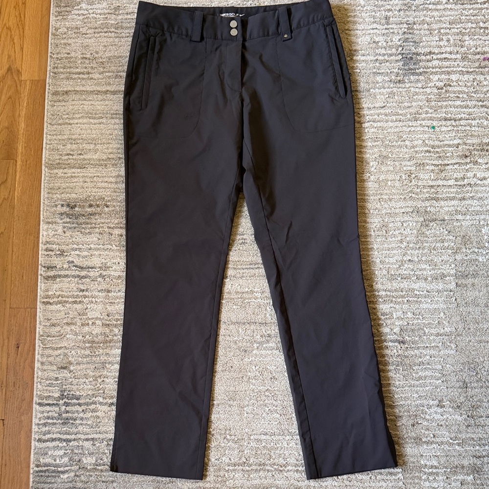 Nike Golf Pants, Women’s, Dark Gray Straight-Leg. size 8